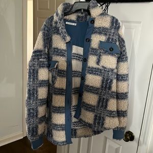 Button up shacket